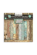 STAMPERIA STAMPERIA FORTUNE LAND OF PHARAOHS BACKGROUNDS SELECTION 8x8 COLLECTION PACK 10 SHEETS