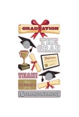 EK SUCCESS EK SUCCESS STICKO THE GRAD DIMENSIONAL STICKERS