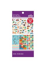 AMERICAN CRAFTS AMERICAN CRAFTS STICKO BOY ICONS THEMED STICKERS VARIETY PACK