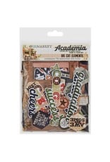 49 AND MARKET 49 AND MARKET ACADEMIA ELEMENTS DIE-CUTS 72/PK