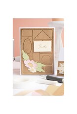 SIZZIX SIZZIX EILEEN HULL THINLITS FAUX POSTAGE DIE SET