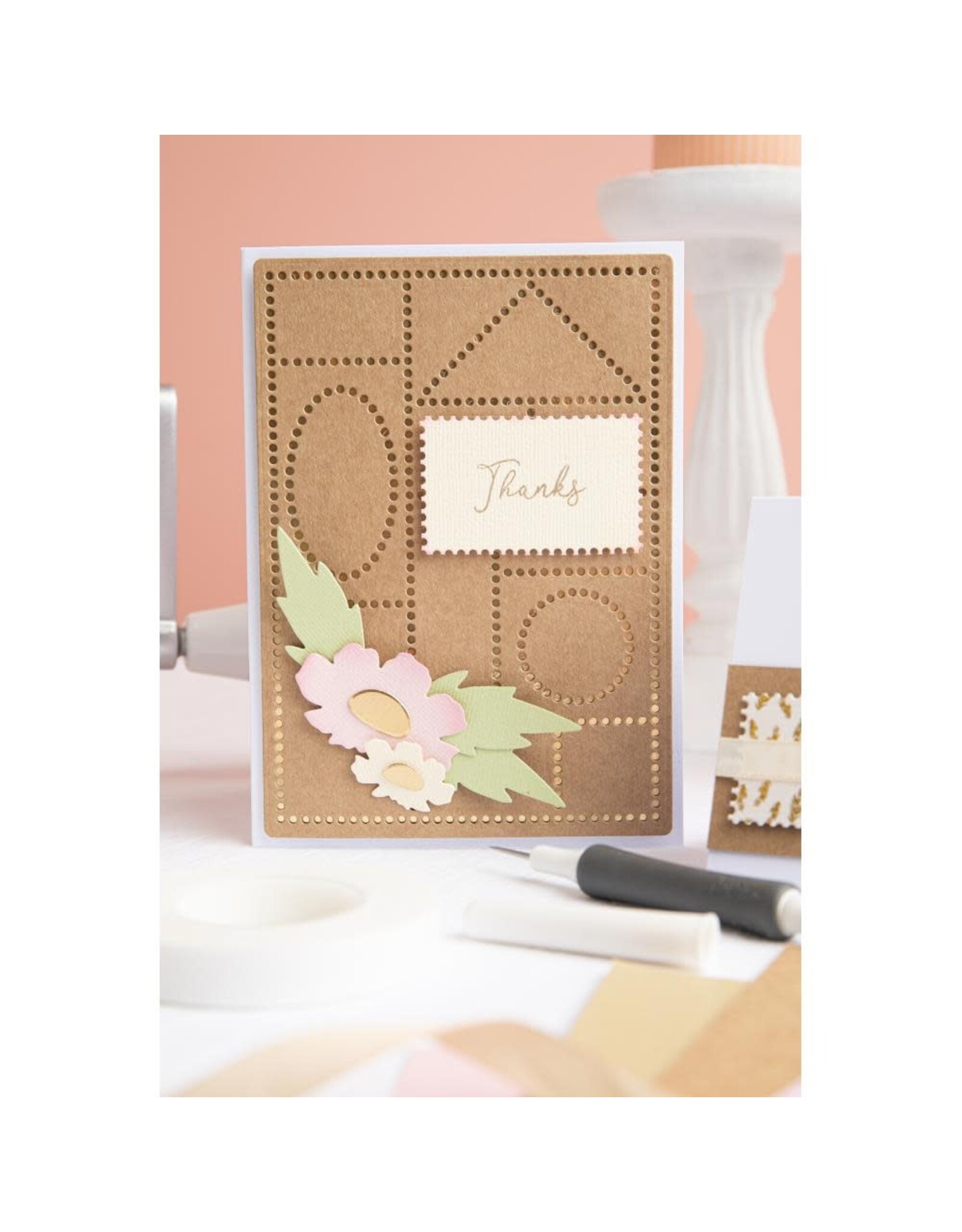 SIZZIX SIZZIX EILEEN HULL THINLITS FAUX POSTAGE DIE SET