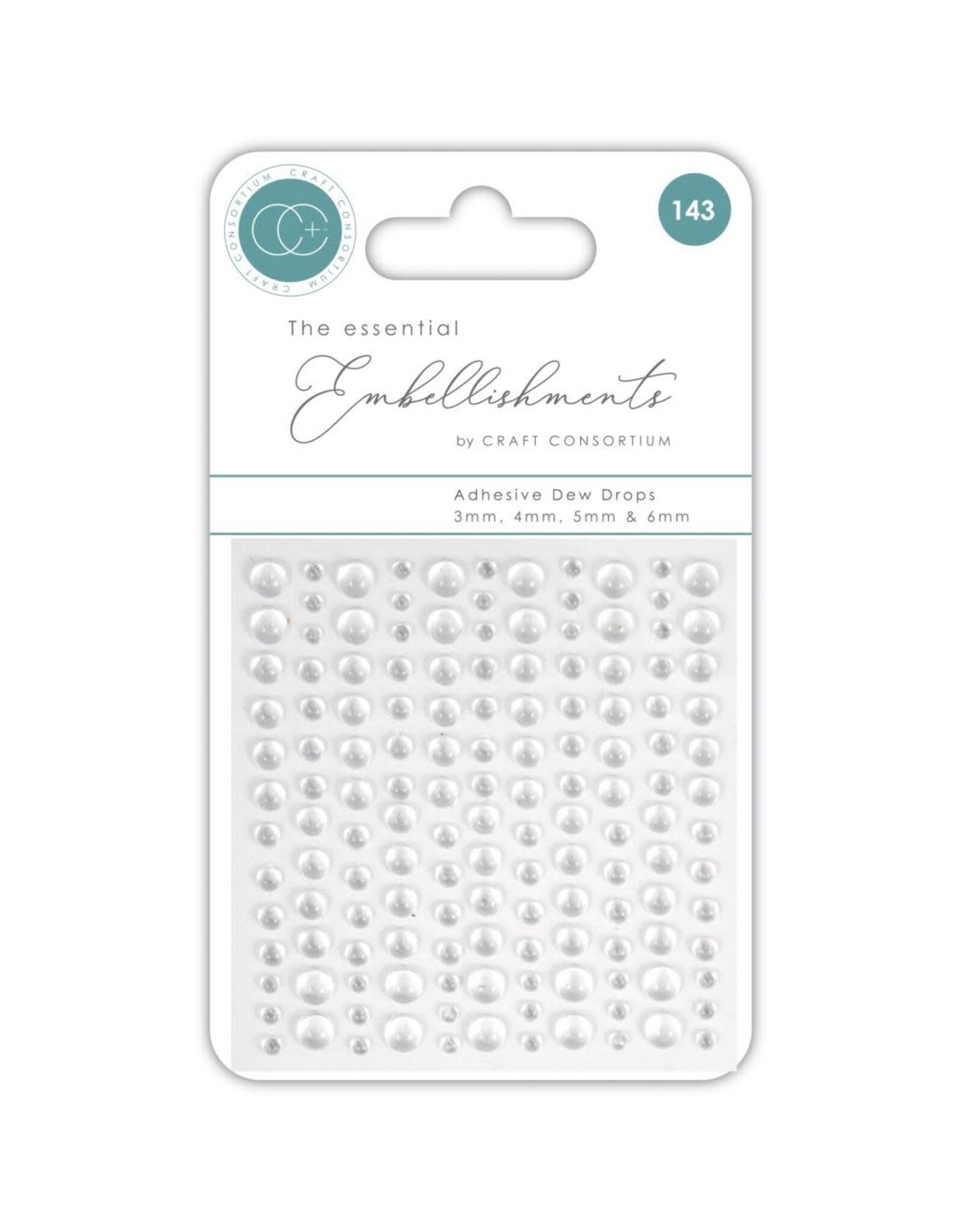 CRAFT CONSORTIUM CRAFT CONSORTIUM ESSENTIAL EMBELLISHMENTS CLEAR ADHESIVE DEW DROPS