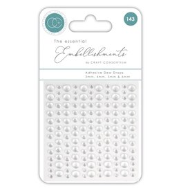 CRAFT CONSORTIUM CRAFT CONSORTIUM ESSENTIAL EMBELLISHMENTS CLEAR ADHESIVE DEW DROPS