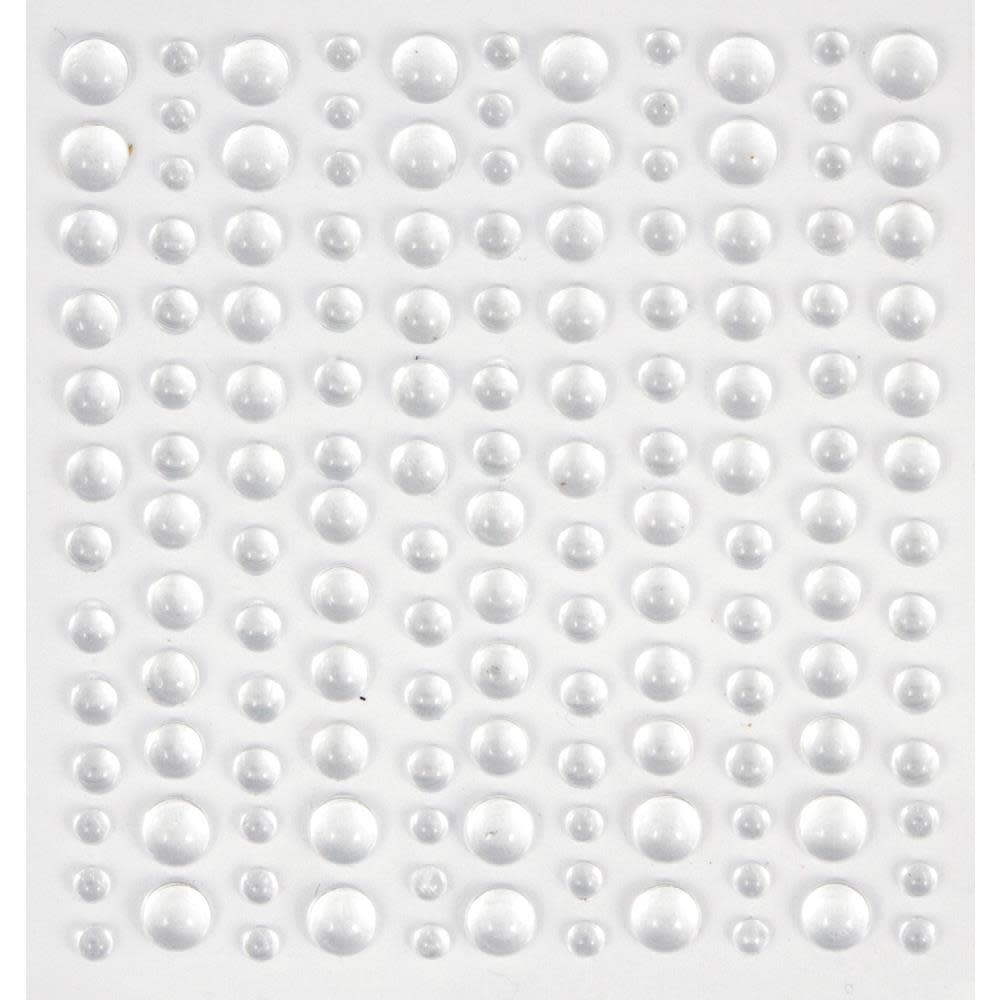 CRAFT CONSORTIUM ESSENTIAL EMBELLISHMENTS CLEAR ADHESIVE DEW DROPS