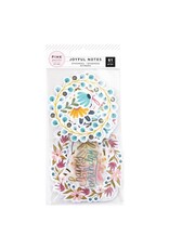 PINK PAISLEE VELLUM AND GOLD FOIL ICONS EPHEMERA 61PC