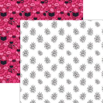 DESIGNS BY REMINISCE REMINISCE BRIDE TO BE BRIDE'S CREW 12x12 CARDSTOCK