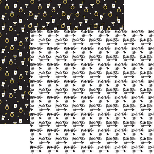 DESIGNS BY REMINISCE REMINISCE BRIDE TO BE BRIDE TRIBE 12x12 CARDSTOCK