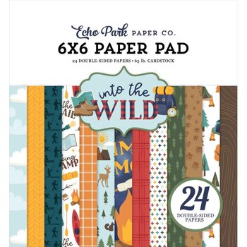 ECHO PARK PAPER ECHO PARK INTO THE WILD 6x6 PAPER PAD 24 SHEETS