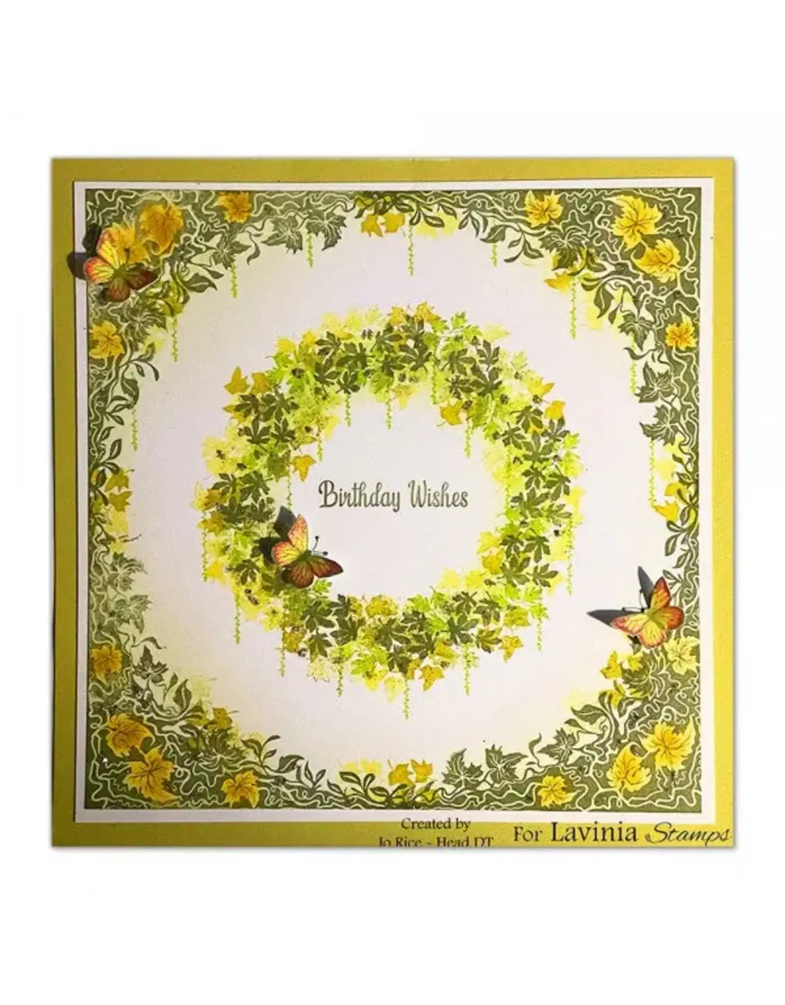 LAVINIA STAMPS LAVINIA STAMPS WILD LEAF CORNER CLEAR STAMP