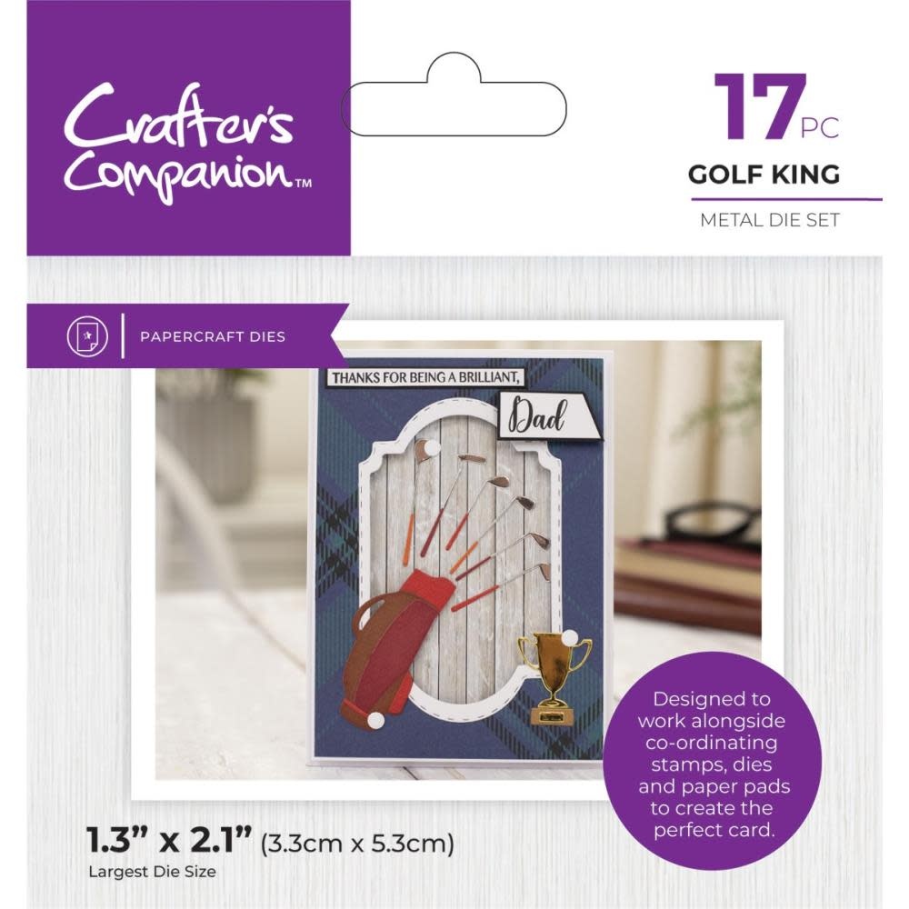 CRAFTERS COMPANION CRAFTER'S COMPANION MODERN MAN GOLF KING METAL DIE