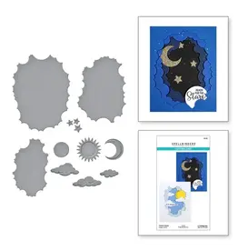 SPELLBINDERS SPELLBINDERS VICKY PAPAIOANNOU TUNNEL SCAPES COLLECTION TUNNEL CLOUDS DIE SET