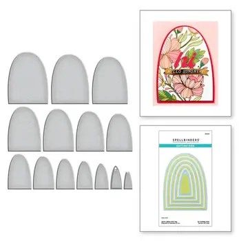 SPELLBINDERS SPELLBINDERS SEALED 3D BOTANICAL COLLECTION ARCH LABELS AND TAG DIE SET