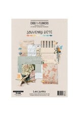 CHOU & FLOWERS CHOU & FLOWERS COLLECTION SOUVENIRS D'ETE PAPETERIE JUNK A4 COLLECTION PACK