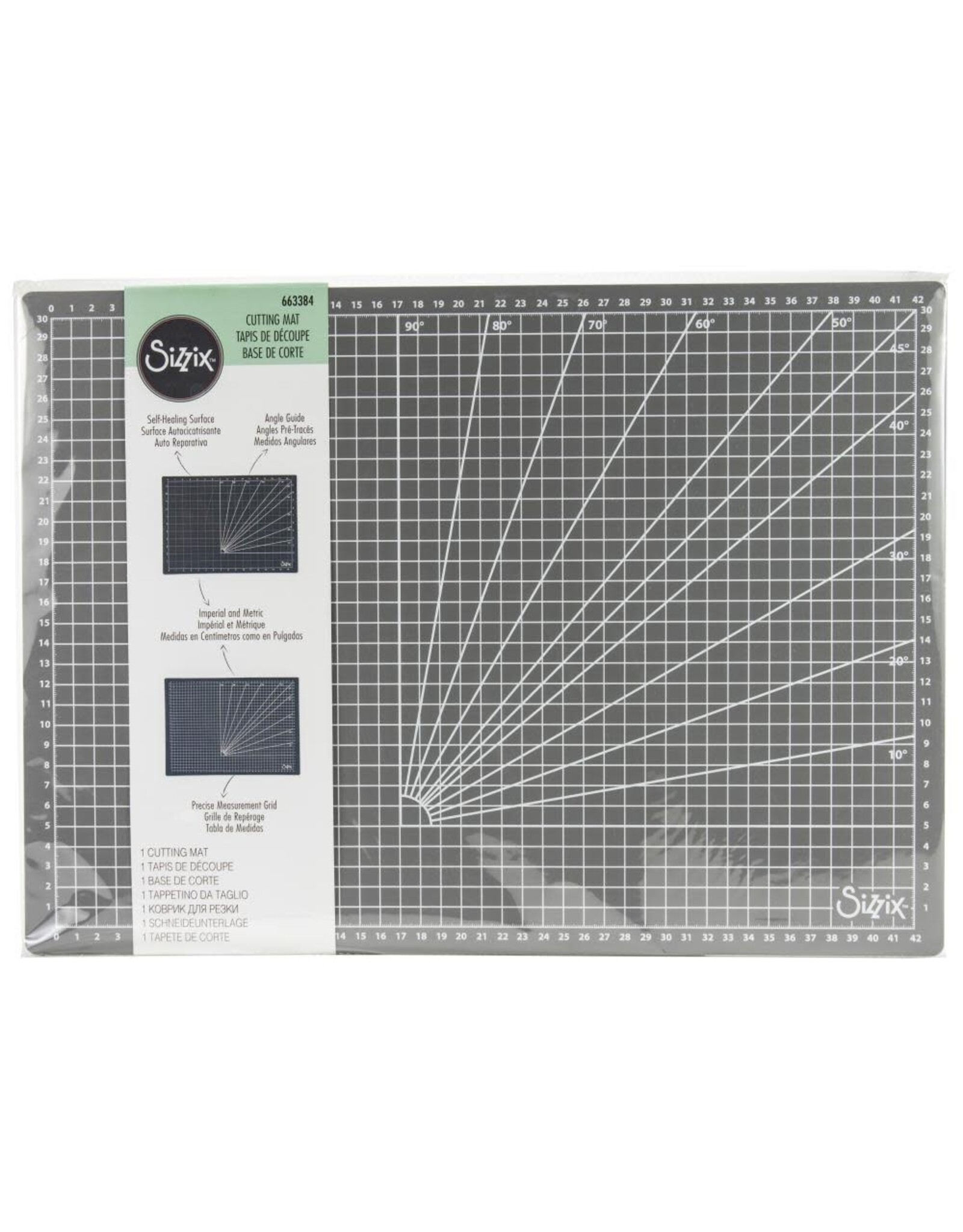 SIZZIX SIZZIX IMPERIAL AND METRIC CUTTING MAT 12X18