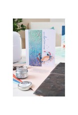 SIZZIX SIZZIX KATHRIN BREEN UNDER THE SEA 3-D TEXTURED IMPRESSIONS A6 EMBOSSING FOLDER