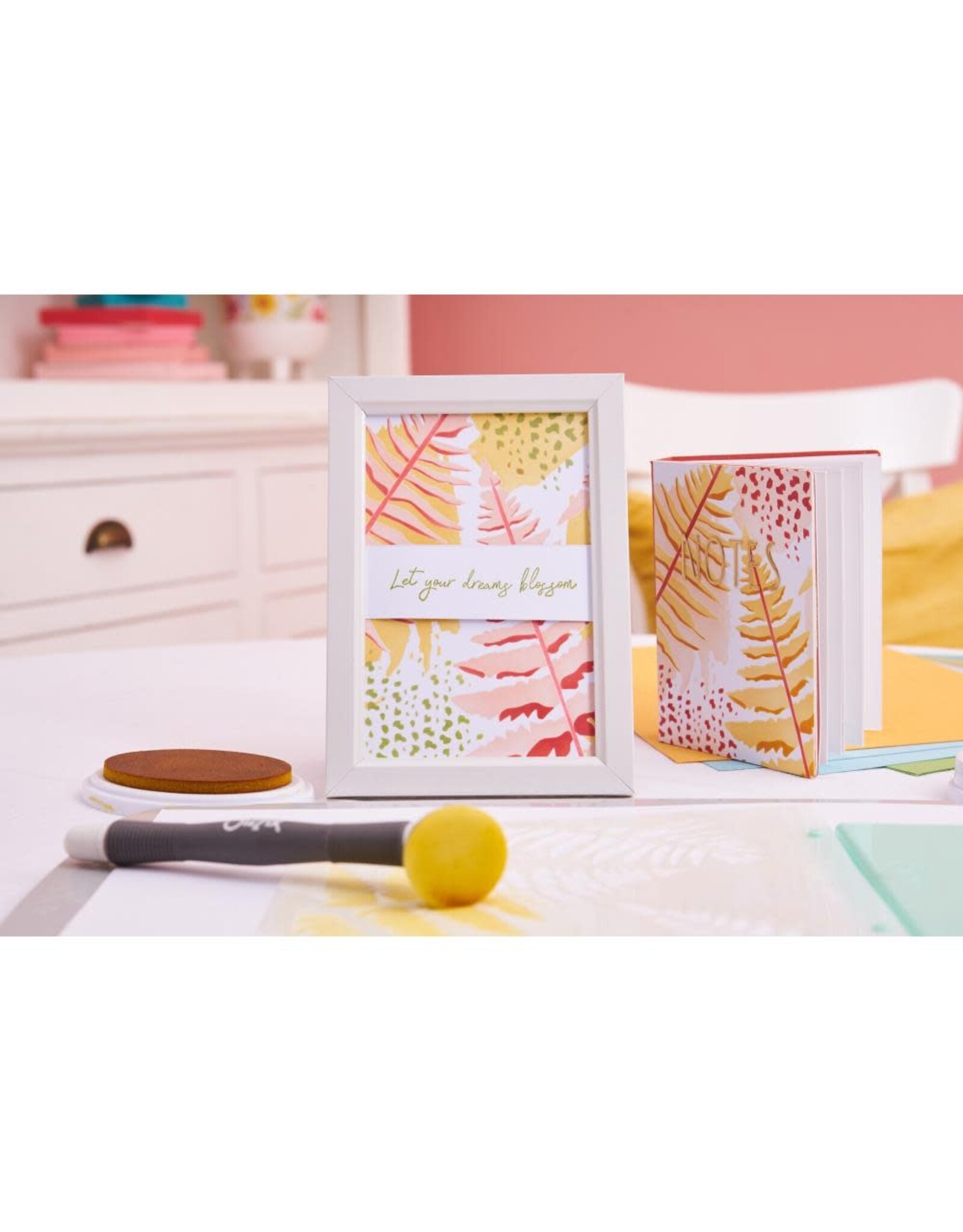 SIZZIX SIZZIX FERN 6x6 LAYERED STENCIL SET 4/PK