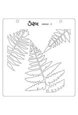 SIZZIX SIZZIX FERN 6x6 LAYERED STENCIL SET 4/PK