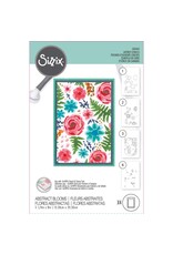 SIZZIX SIZZIX ABSTRACT BLOOMS A6 LAYERED STENCIL SET 4/PK