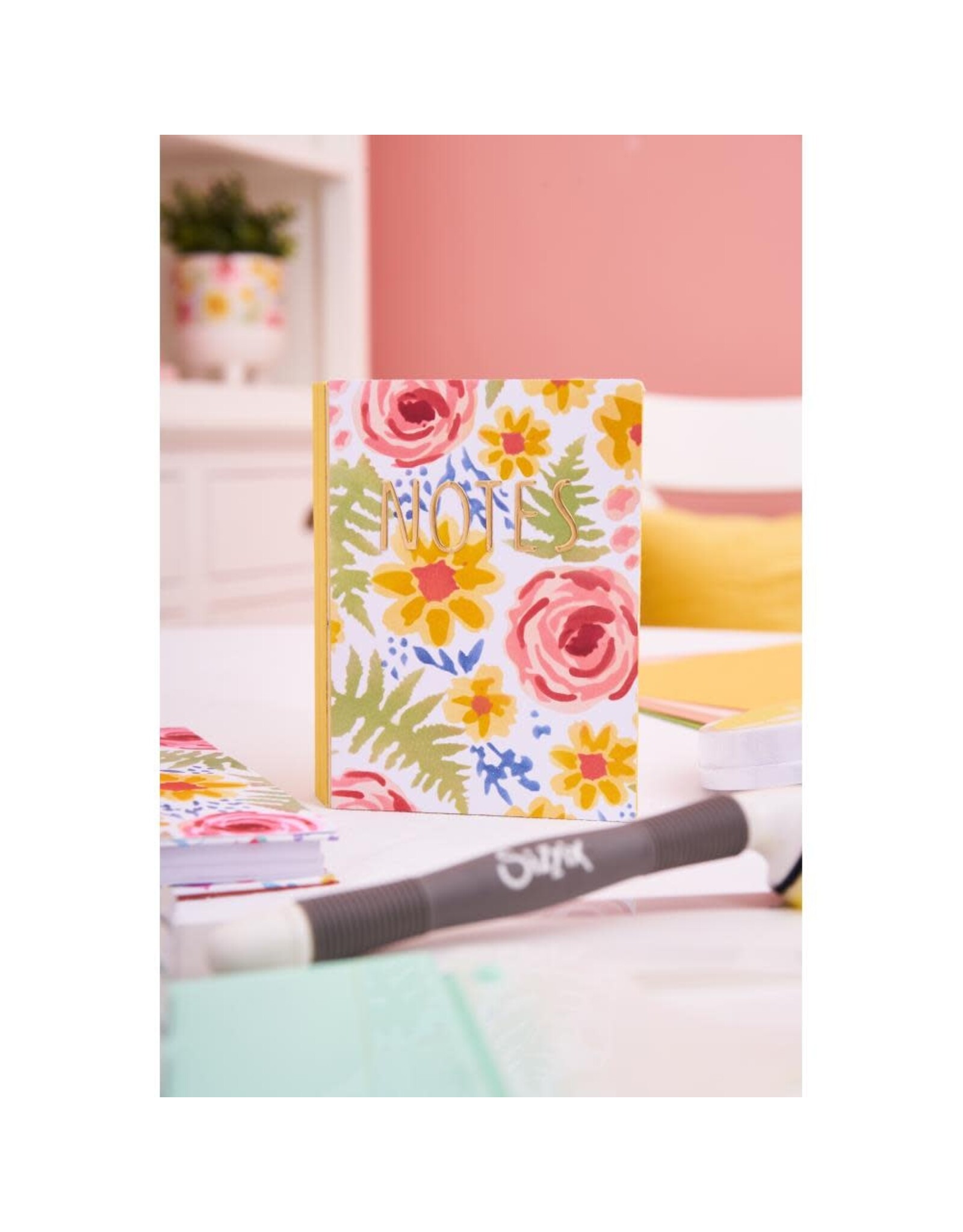 SIZZIX SIZZIX ABSTRACT BLOOMS A6 LAYERED STENCIL SET 4/PK
