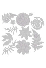 SIZZIX SIZZIX THINLITS FLOWERS & FERN DIE SET