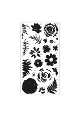 SIZZIX SIZZIX PAINTED FLORALS LAYERED CLEAR STAMP SET
