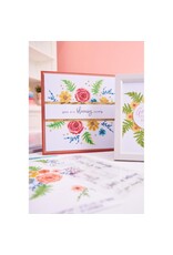 SIZZIX SIZZIX PAINTED FLORALS LAYERED CLEAR STAMP SET