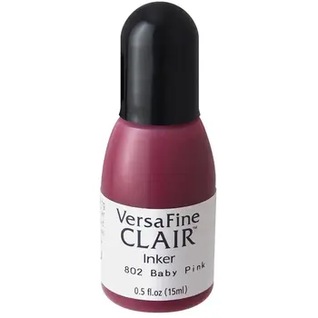 TSUKINEKO VERSAFINE CLAIR REINKER BABY PINK 0.5 OZ