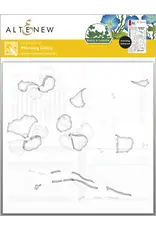 ALTENEW ALTENEW BUILD-A-GARDEN: MORNING GLORY SIMPLE COLORING STENCIL SET 4/PK