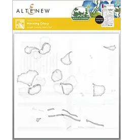 ALTENEW ALTENEW BUILD-A-GARDEN: MORNING GLORY SIMPLE COLORING STENCIL SET 4/PK