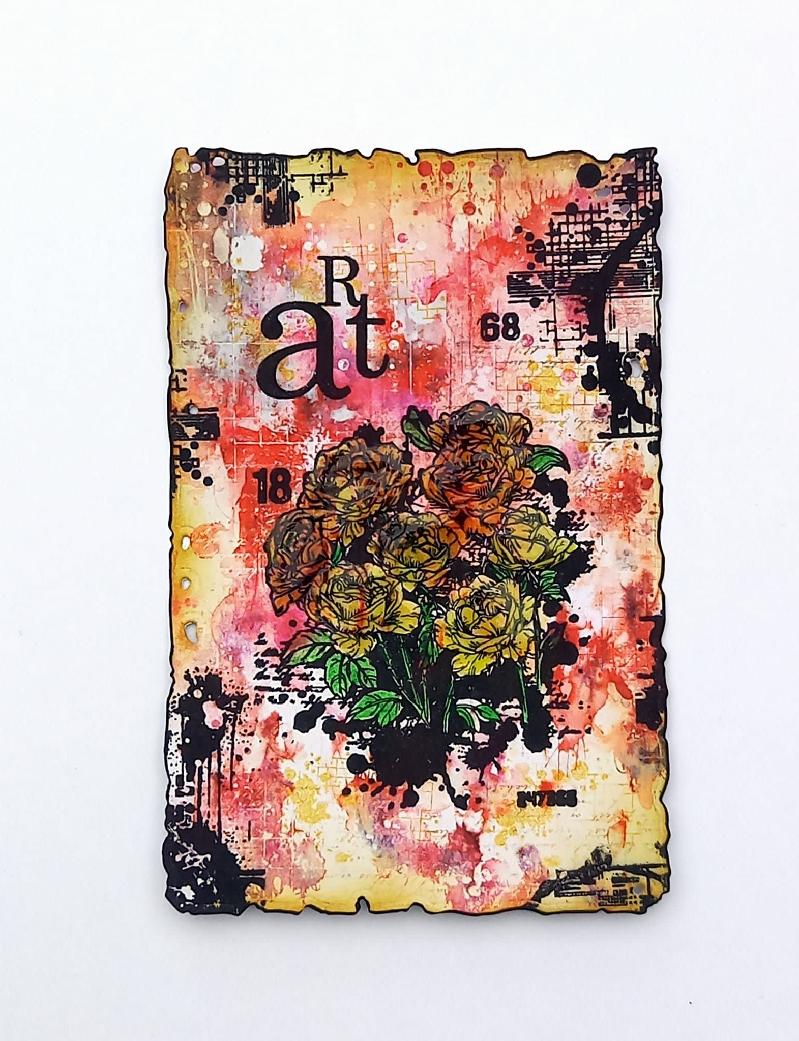 AALL & CREATE AALL & CREATE AUTOUR DE MWA #1177 ROSES IN BLOOM A7 CLEAR STAMP SET