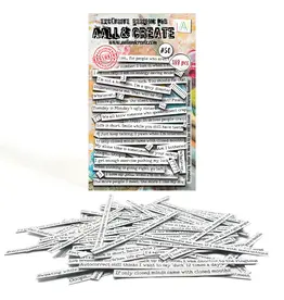 AALL & CREATE AALL & CREATE AUTOUR DE MWA #50 HILARIOUS HEADLINES DIE CUTS 189/PK