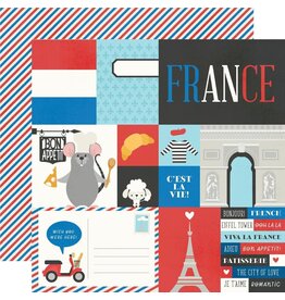SIMPLE STORIES SIMPLE STORIES SAY CHEESE EPIC FRANCE 12x12 CARDSTOCK