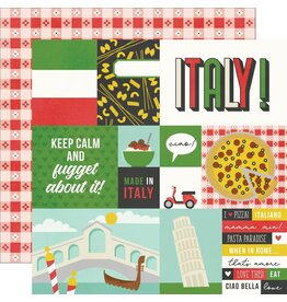 SIMPLE STORIES SIMPLE STORIES SAY CHEESE EPIC ITALY 12x12 CARDSTOCK