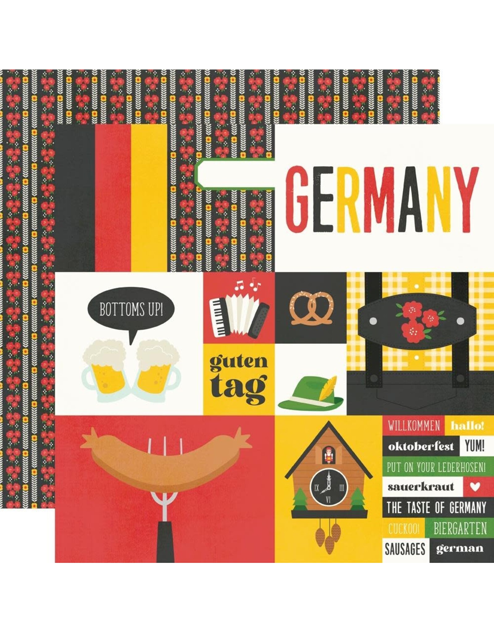 SIMPLE STORIES SIMPLE STORIES SAY CHEESE EPIC GERMANY 12x12 CARDSTOCK