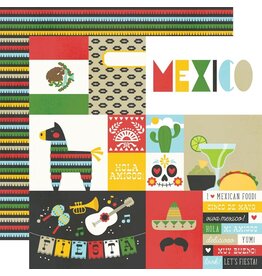 SIMPLE STORIES SIMPLE STORIES SAY CHEESE EPIC MEXICO 12x12 CARDSTOCK