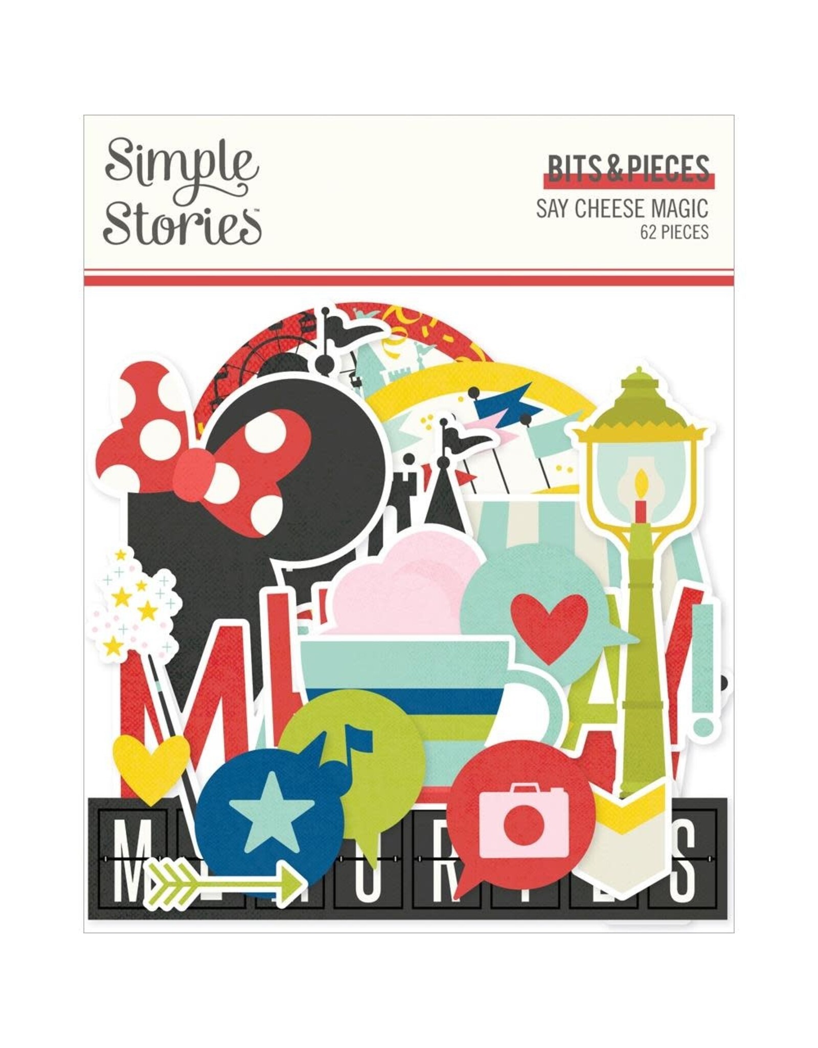 SIMPLE STORIES SIMPLE STORIES SAY CHEESE MAGIC BITS & PIECES 62/PK