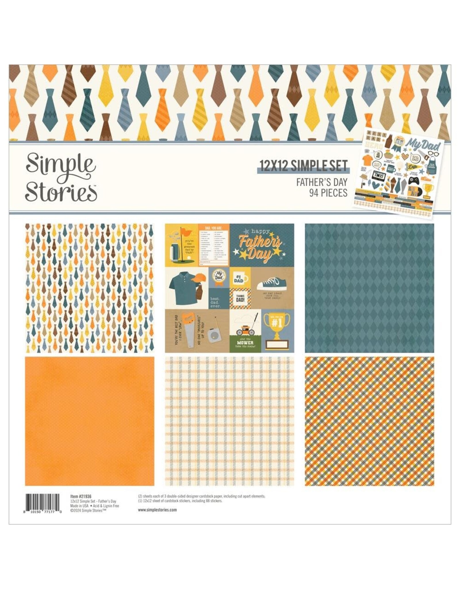 SIMPLE STORIES SIMPLE STORIES FATHER'S DAY 12x12 COLLECTION KIT