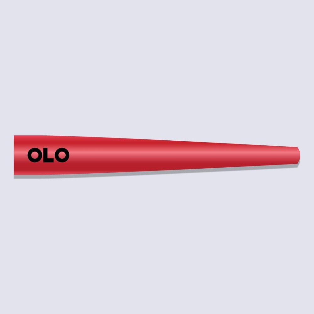 OLO OLO RED BRUSH HANDLE 2/PK