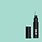 OLO OLO BRUSH HALF MARKER - BG2.1 SEA GLASS