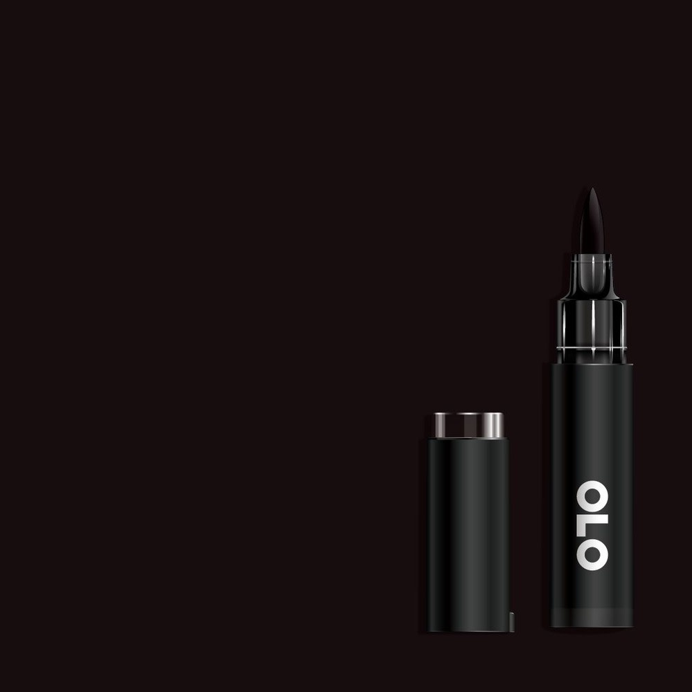 OLO OLO BRUSH HALF MARKER - RK RED BLACK