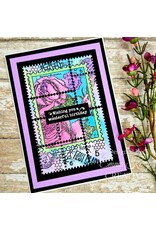 WOODWARE CRAFT COLLECTION WOODWARE CRAFT COLLECTION FRANCOISE READ POSTAL ROSE CLEAR STAMP