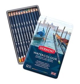 DERWENT DERWENT WATERCOLOUR PENCILS 12/PK