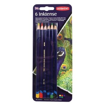 DERWENT DERWENT WATERCOLOUR PENCILS SET 6/PK