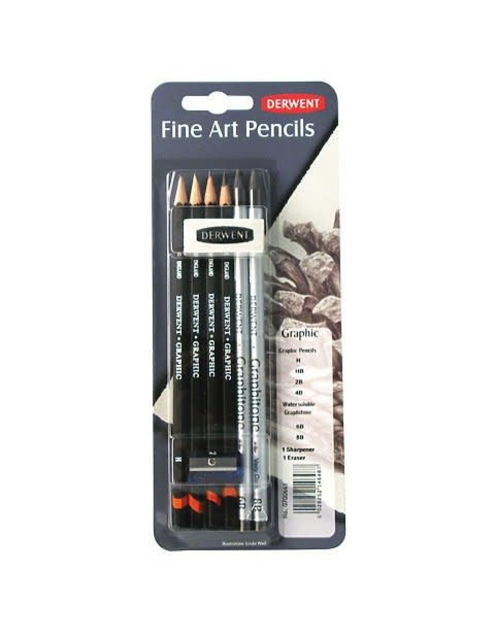 DERWENT DERWENT WATERCOLOUR PENCILS GRAPHIC SET