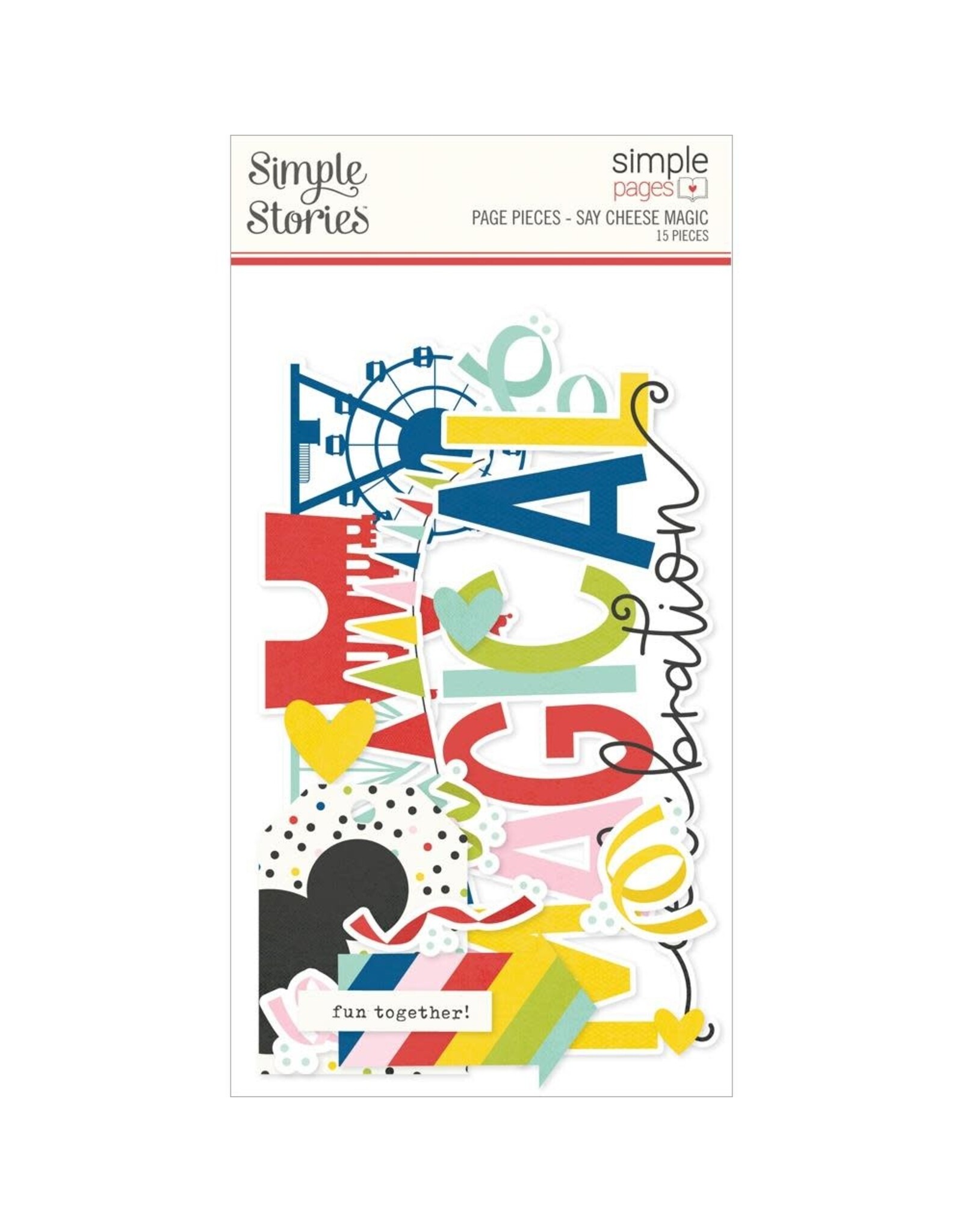 SIMPLE STORIES SIMPLE STORIES SAY CHEESE MAGIC PAGE PIECES 15/PK