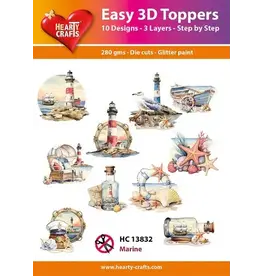 HEARTY CRAFTS HEARTY CRAFTS MARINE EASY 3D TOPPERS