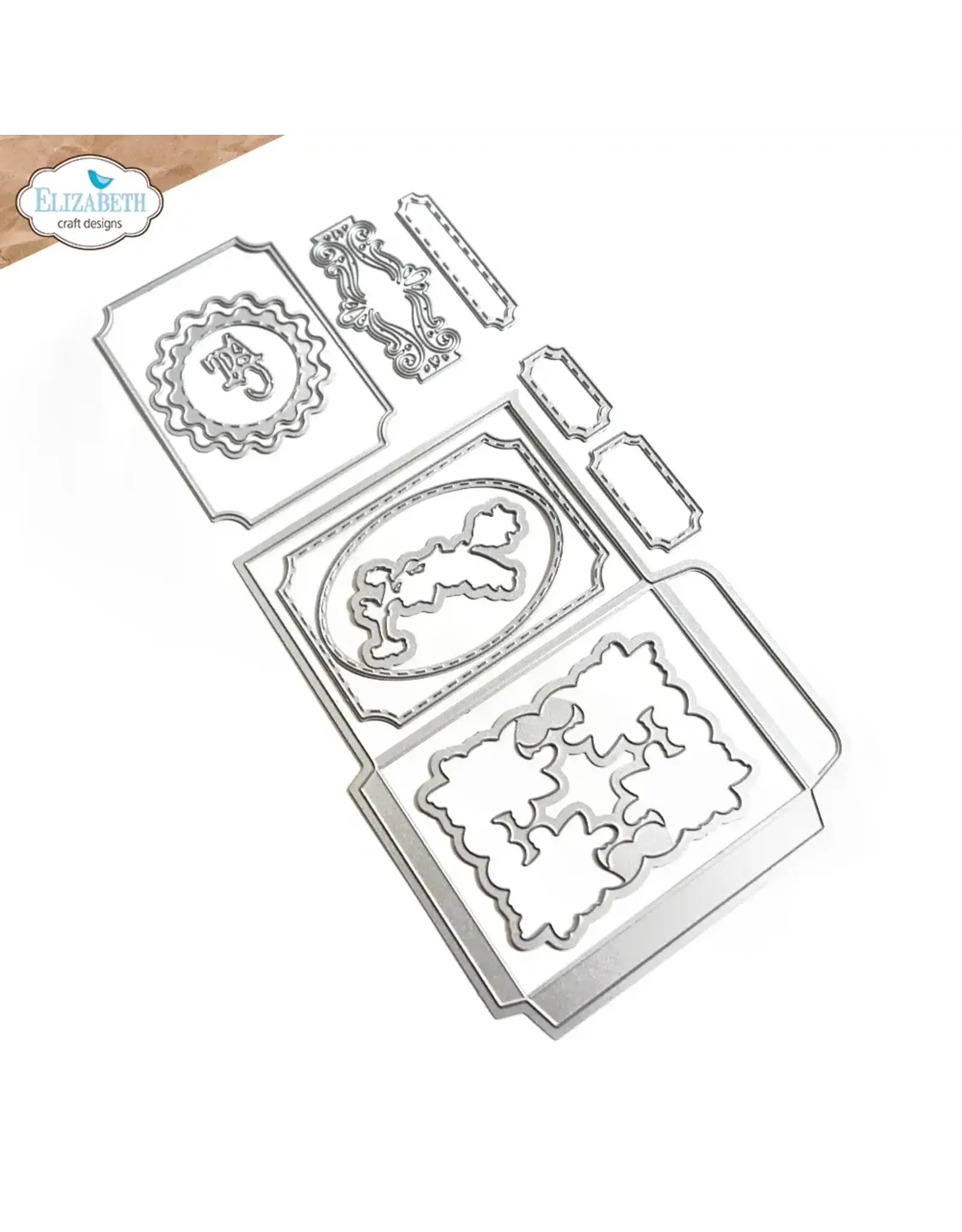 ELIZABETH CRAFT DESIGNS ELIZABETH CRAFT DESIGNS ART JOURNAL SPECIALS BY DEVID CLASSIC ATC DIE SET
