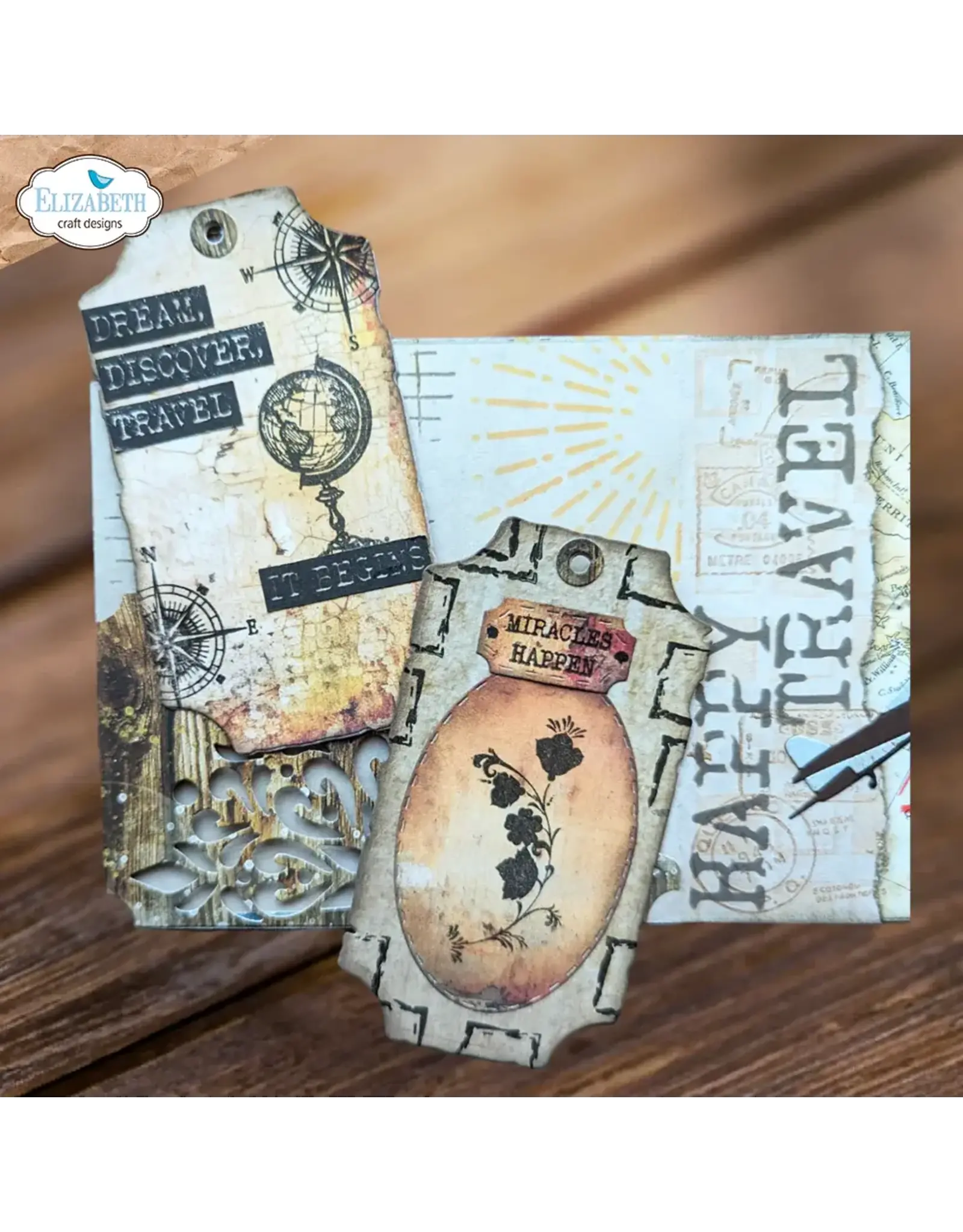 ELIZABETH CRAFT DESIGNS ELIZABETH CRAFT DESIGNS ART JOURNAL SPECIALS BY DEVID CLASSIC ATC DIE SET