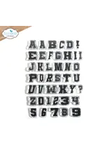 ELIZABETH CRAFT DESIGNS ELIZABETH CRAFT DESIGNS ART JOURNAL SPECIALS BY DEVID WONKY LETTERS CLEAR STAMP SET
